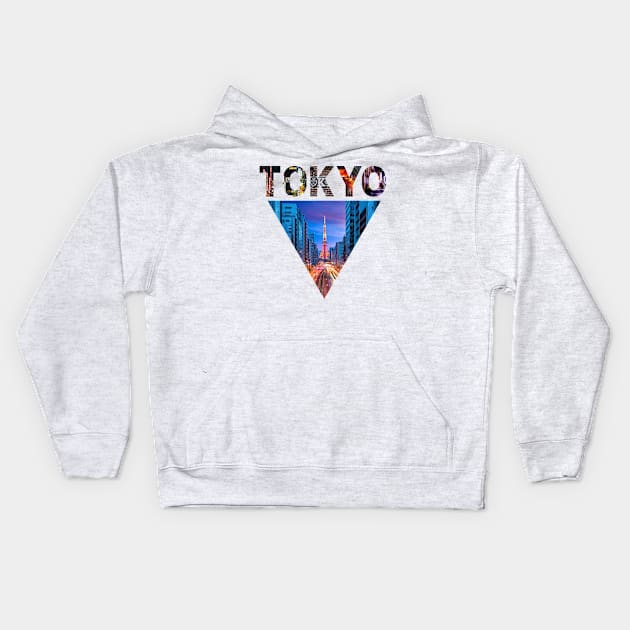 Tokyo Beat Kids Hoodie by DarioNelaj